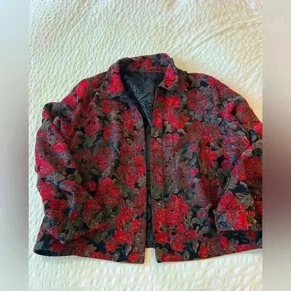 Cold Water Creek women's size large button up coat - Picture 1 of 5